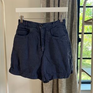 Vintage linen shorts